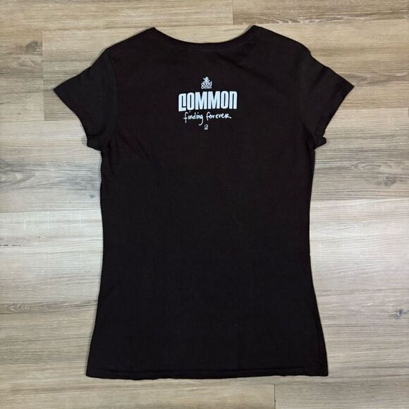 Common Finding Forever Promo Tee Shirt Women's Size XL Brown Hip Hop Rap Merch - Picture 4 of 4